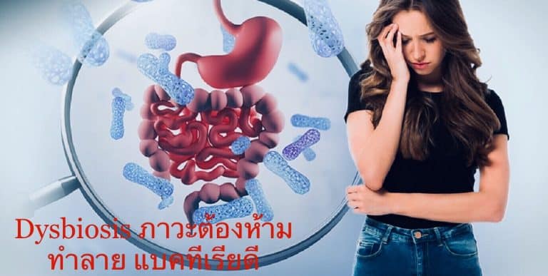 Dysbiosis ภาวะต้องห้าม ทำลาย แบคทีเรียดี