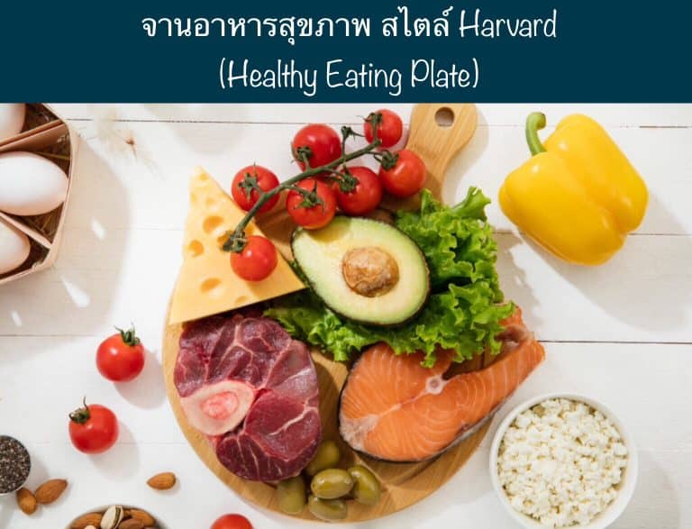 จานอาหารสุขภาพ สไตล์ Harvard (Healthy Eating Plate)