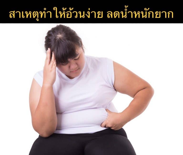 สาเหตุทำให้อ้วนง่าย ลดน้ำหนักยาก