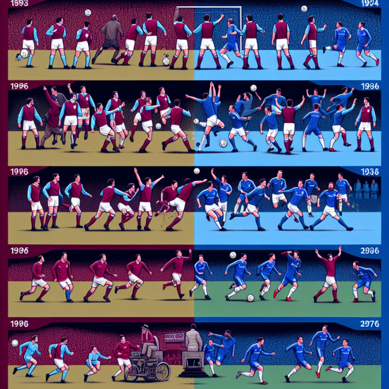 West Ham vs Chelsea F.C. Timeline: ประวัติศาสตร์แห่งการดวล