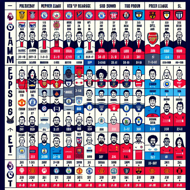 premier league standings: การวิเคราะห์และสถิติ