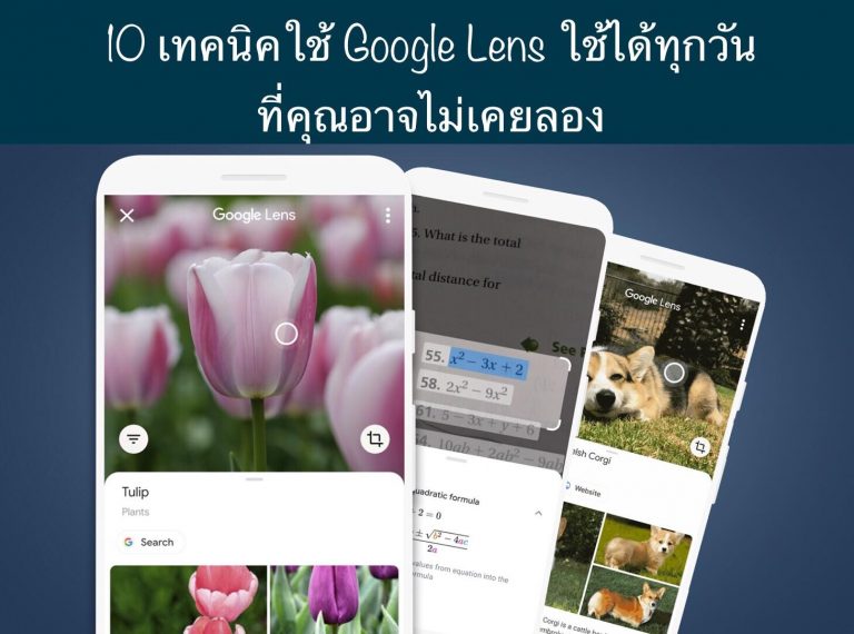 10 เทคนิคใช้ Google Lens ใช้ได้ทุกวัน ที่คุณอาจไม่เคยลอง