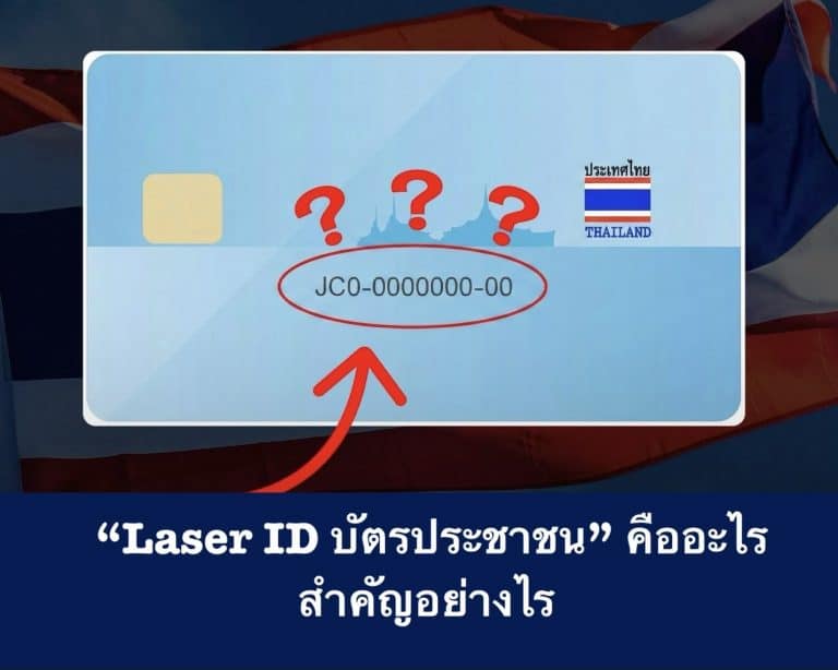“Laser ID บัตรประชาชน” คืออะไร มีความสำคัญอย่างไร