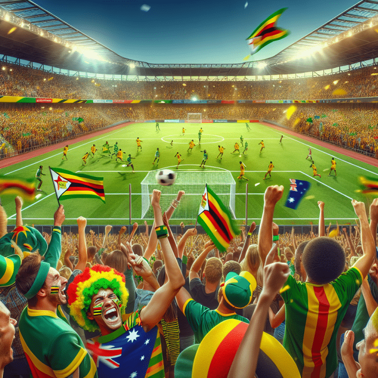 การเปรียบเทียบฟุตบอลระหว่าง Zimbabwe กับ Australia