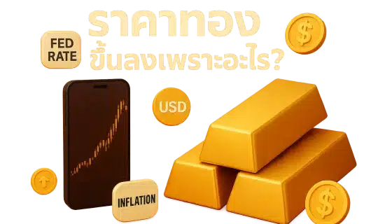อินโฟกราฟิกสรุปปัจจัยที่ทำให้ราคาทองคำขึ้นลง และช่องทางเช็คราคาทองวันนี้ (ภาพประกอบกราฟิก)