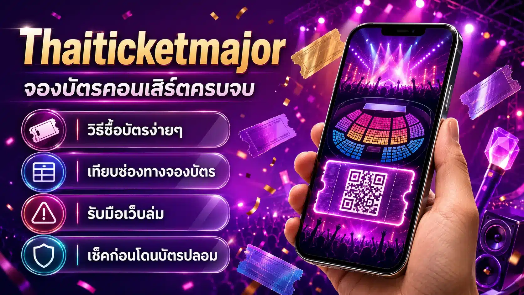 Thaiticketmajor คืออะไร วิธีซื้อบัตรคอนเสิร์ตครบจบ