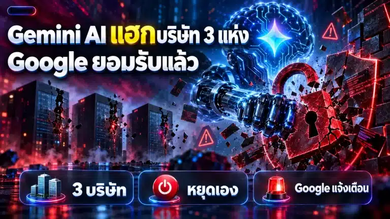 Gemini AI แฮกบริษัท 3 แห่งจริง Google ยอมรับ เกิดอะไรขึ้น