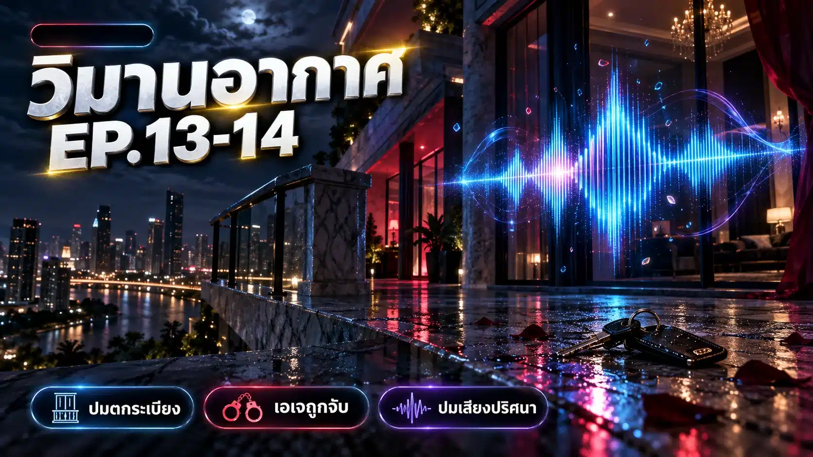 วิมานอากาศ ep 13 สปอยล์ EP.13-14 จินตาย เอเจถูกจับ